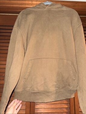 Old Navy Brown Hooded Pullover Sweatshirt